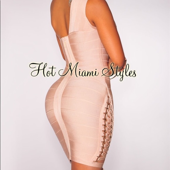 🎀🎀 Sexy Bodycon Thick Bandage Dress 🎀🎀 - Picture 5 of 6